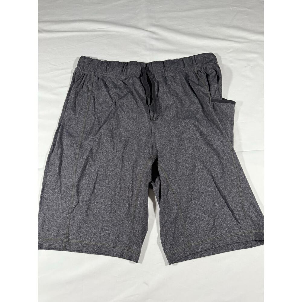 Lululemon For The People Heather Gray Nylon Mens Short 2XL